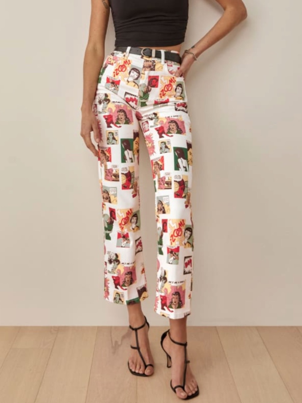 NWT Reformation Comic High Rise Straight Jeans Size 25